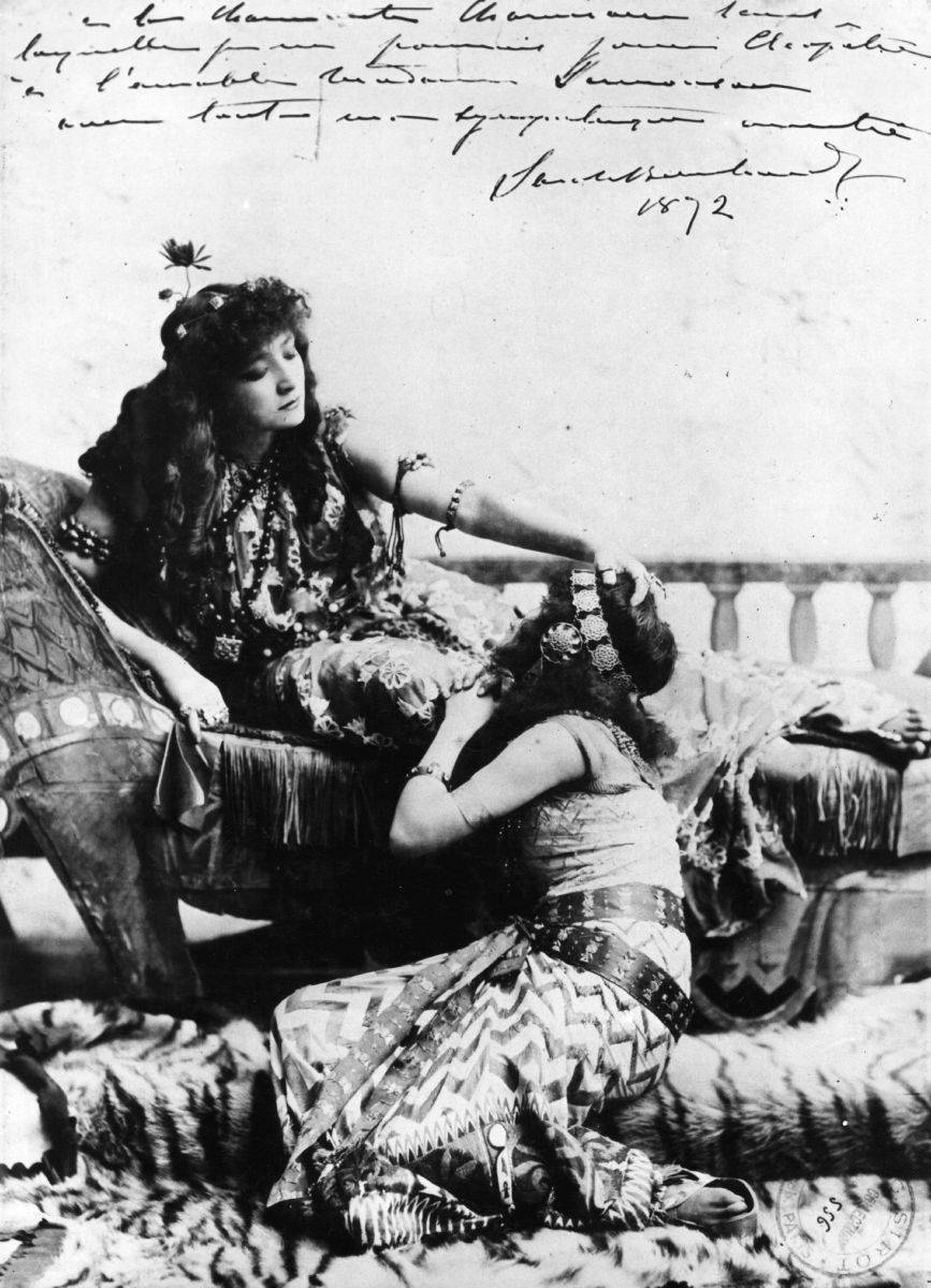 Sarah Bernhardt as Cleopatra - circa 1891